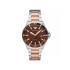 Emporio Armani AR11340 muški sat Diver Two Tone Rose Gold Silver Stainless Steel Sunray Brown Dial 42mm 10ATM