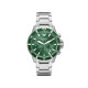 Emporio Armani AR11500 muški sat World Explorer Chronograph Silver Stainless Steel Sunray Forest Green Dial 43mm 10ATM