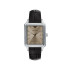Emporio Armani AR11756 muški sat Classic Vintage Style pravougaoni Brown kožni kaiš Sunray Champagne Dial 36mm Old money vibe