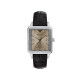 Emporio Armani AR11756 muški sat Classic Vintage Style pravougaoni Brown kožni kaiš Sunray Champagne Dial 36mm Old money vibe