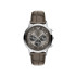 Emporio Armani AR11821 muški sat Archetipo Chronograph Smoky Grey Sunray Dial 43mm Taupe Color kožni kaiš Dress Watch