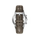 Emporio Armani AR11821 muški sat Archetipo Chronograph Smoky Grey Sunray Dial 43mm Taupe Color kožni kaiš Dress Watch
