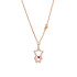 Emporio Armani EGS3162221 ogrlica Sentimental Chain Manga Bear 14K Rose Gold Plated