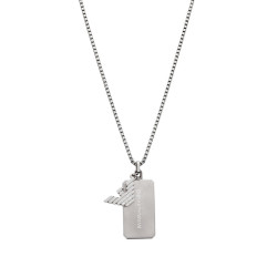 Emporio Armani EGS3167040 muška ogrlica Silver Stainless Steel