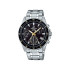 Casio Edifice EFV-540D-1A9 muški sat Everyday Chrograph Compact Case Black Dial Gold Tone detail
