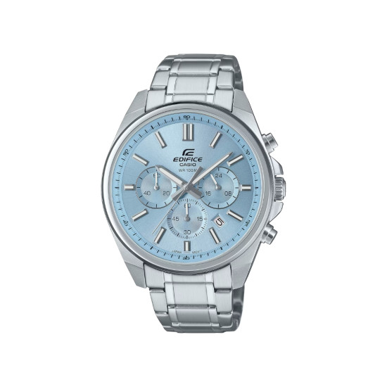 Casio Edifice EFV-650D-2B muški sat Chronograph Compact Size Sky Blue Dial 10ATM