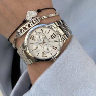 Festina F16716/1 ženski sat Boyfriend Multifunction Silver Stainless Steel White Dial 36mm