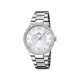 Festina F16719/1 ženski sat Boyfriend Zirconia Silver Stainless Steel White Dial 36mm