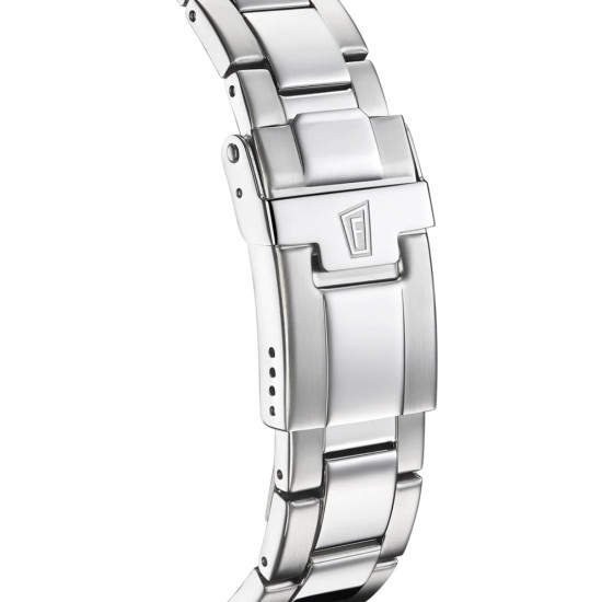 Festina F20024/2 muški sat CLASSICS Swiss Made Silver Stainless Steel Sapphire Crystal Sunray White Dial 41mm