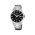 Festina F20024/4 muški sat CLASSICS Swiss Made Silver Stainless Steel Sapphire Crystal Sunray Black Dial 41mm
