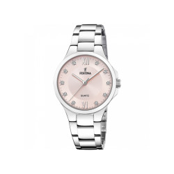 Festina F20582/2 ženski sat Mademoiselle Silver Stainless Steel Baby Pink Sunray Dial 34mm