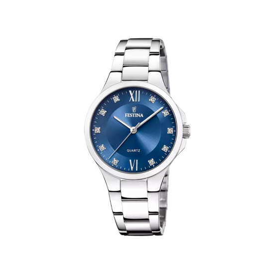 Festina F20582/3 ženski sat Mademoiselle Silver Stainless Steel Rolay Blue Sunray Dial 34mm
