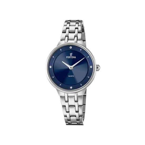 Festina F20600/3 ženski sat Mademoiselle Elegant Silver Stainless Steel Midnight Blue Dial 30mm