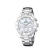 Festina F20603/1 ženski sat BOYFRIEND Chronograph Silver Stainless Steel Mother-Of-Pearl Dial 39mm 10ATM