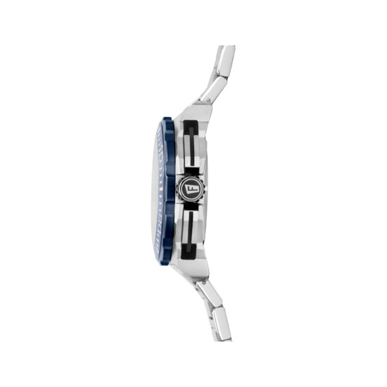 Festina F20724/1 muški sat Chrono Bike Chronograph Silver Stainless Steel Light Blue Detail White Dial 45mm 20ATM
