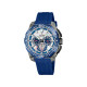 Festina F20725/4 muški sat Chrono Bike Chronograph Blue Silicone White Dial 45mm Red Detail 20ATM