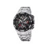 Festina F20754/6 muški sat Chrono Bike Chronograph Silver Stainless Steel Black Dial 46mm Red Detail 20ATM