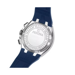 Festina F20755/4 muški sat Chrono Bike Chronograph Blue Silicone Blue Dial 46mm Red Detail 20ATM