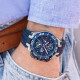 Festina F20755/4 muški sat Chrono Bike Chronograph Blue Silicone Blue Dial 46mm Red Detail 20ATM