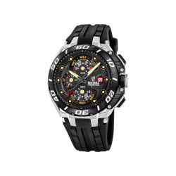 Festina F20755/8 muški sat Chrono Bike Chronograph Black Silicone Black Dial 46mm 20ATM