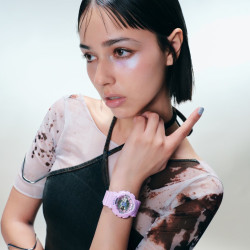 BABY-G BA-110MC-6A ženski sat G-Shock Mini Pover Edition Y2K Glam Futuristic Purpl Metallic Detail 10ATM