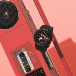 BABY-G BA-110XRG-1A ženski sat G-Shock Mini Pover Edition Black Matte Rose Gold Detail 10ATM