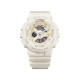 BABY-G BA-110XSW-7A ženski sat G-Shock Mini Pover Edition All White Chocolate Matte Finish Gold detail 10ATM