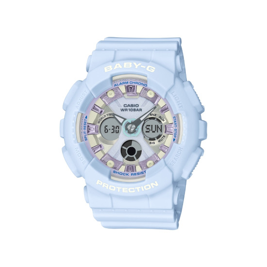 BABY-G BA-110WP-2A ženski sat G-Shock Mini Pover Edition All Ice Blue Matte Finish 10ATM