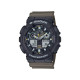G-SHOCK GA-100TU-1A3 muški sat Bestseller Icon Analog-Digital Two Tone Olive Green Black Matte Finish 20ATM