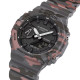 G-SHOCK GA-2100CM-8A unisex Octagon Case All Black Matte Finish Camouflage 20ATM