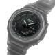 G-SHOCK GA-2100K-1A unisex Octagon Case Futuristic Nightlife All Gray Matte Finish Transparent Avokado Green detail 20ATM