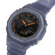 G-SHOCK GA-2100K-2A unisex Octagon Case Futuristic Nightlife All Dark Orchid Matte Finish Transparent Orange detail 20ATM