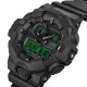 G-SHOCK GA-700BEG-1A muški sat Power Tough XL Black Matte Finish Green detail 20ATM