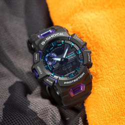 G-SHOCK GBA-900-1A6 muški sat G-SQUAD Vital Bright Series Fitness Bluetooth® Neon Purple Detail 20ATM