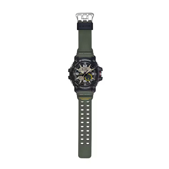G-SHOCK GG-1000-1A3 muški sat Mudmaster Bestseller Twin Sensor 20ATM Black & Deep Green Military Style