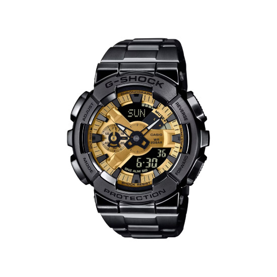 G-SHOCK GM-110BD-1A9 muški sat G-STEEL BLACK FULL Fusion Premium Luxury Gold Detail 20ATM Limited