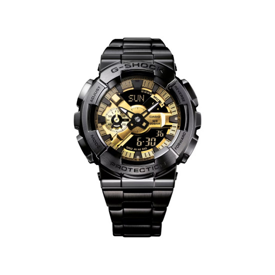 G-SHOCK GM-110BD-1A9 muški sat G-STEEL BLACK FULL Fusion Premium Luxury Gold Detail 20ATM Limited