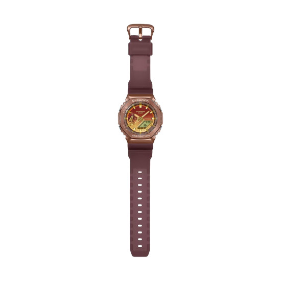 G-SHOCK GM-2100CL-5A unisex Octagon Metal Frame Luxury Earthy Desert Tones Light and Strong 20ATM