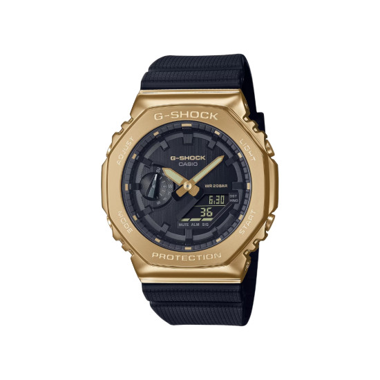 G-SHOCK GM-2100G-1A9 unisex Octagon Metal Frame Gold Tone Light and Strong 20ATM