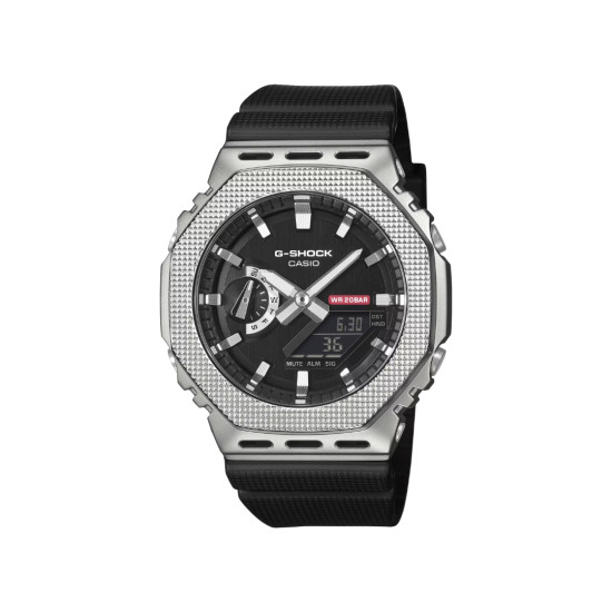 G-SHOCK GM-2100M-1A unisex Octagon Metal Monochromatic Modern Industrial Look Light and Strong 20ATM 