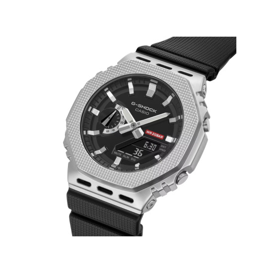 G-SHOCK GM-2100M-1A unisex Octagon Metal Monochromatic Modern Industrial Look Light and Strong 20ATM 