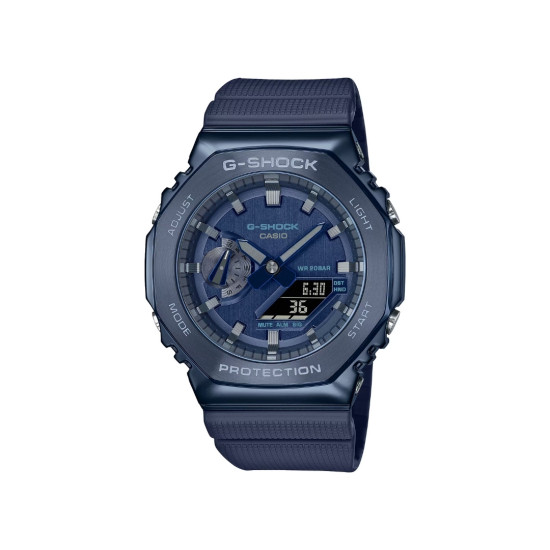 G-SHOCK GM-2100N-2ADR unisex Octagon Metal Frame All Midnight Blue Light and Strong 20ATM