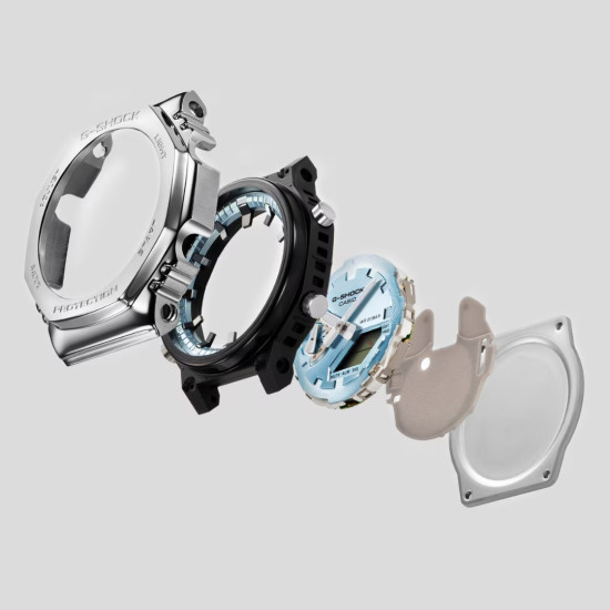 G-SHOCK GM-B2110D-8A unisex Premium Octagon Full Metal Graphite Dial 20ATM