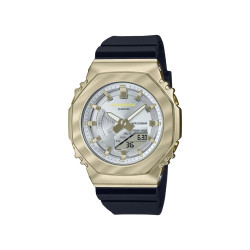 G-SHOCK GM-S2100BC-1A ženski sat Octagon Lady Metal Frame Gold & Silver Black 20ATM