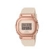 G-SHOCK GM-S5600PG-4 ženski sat Lady Digital Square Metal Case Rose Gold Tone Nude  20ATM