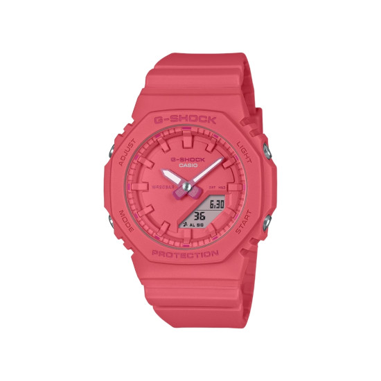 G-SHOCK GMA-P2100-4A ženski sat Octagon Lady Analog-Digital Monochromatic Coral Pink Matte Finish 20ATM