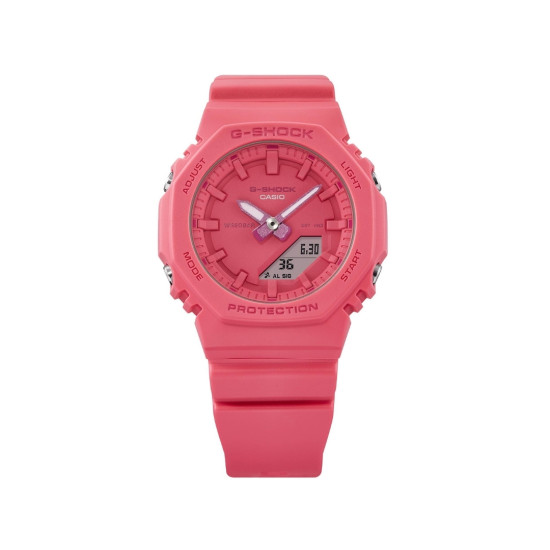 G-SHOCK GMA-P2100-4A ženski sat Octagon Lady Analog-Digital Monochromatic Coral Pink Matte Finish 20ATM