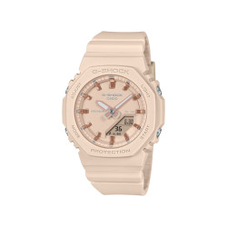 G-SHOCK GMA-P2100M-4A ženski sat Octagon Lady Analog-Digital Monochromatic Nude Beige Matte Finish Rose Gold Detail 20ATM
