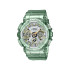 G-SHOCK GMA-S120GS-3A ženski sat Lady Mid-Size Analog-Digital Metallic Deep Lime Green Transparent 20ATM