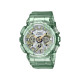 G-SHOCK GMA-S120GS-3A ženski sat Lady Mid-Size Analog-Digital Metallic Deep Lime Green Transparent 20ATM